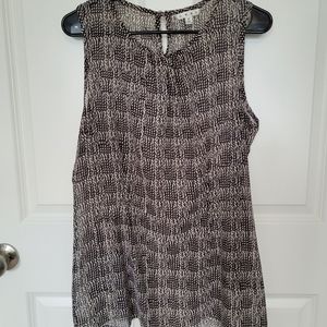 CAbi Sheer Sleeveless blouse